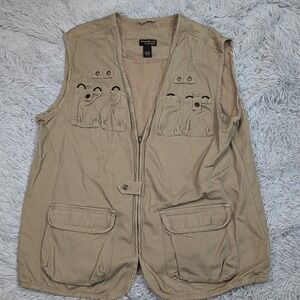 Guide Series Vest Mens XL Biege Sportswear Fishing Hunting‎ Shooting Outdoors